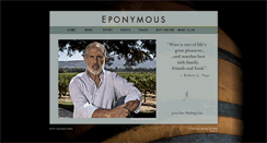 Desktop Screenshot of eponymouswines.com