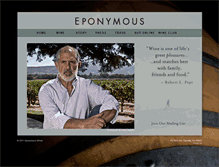 Tablet Screenshot of eponymouswines.com